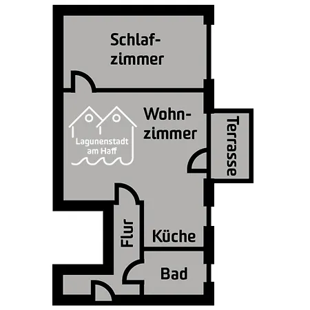 Lägenhet Lagunenstadt Am Haff - 47 Kehr Wieder!